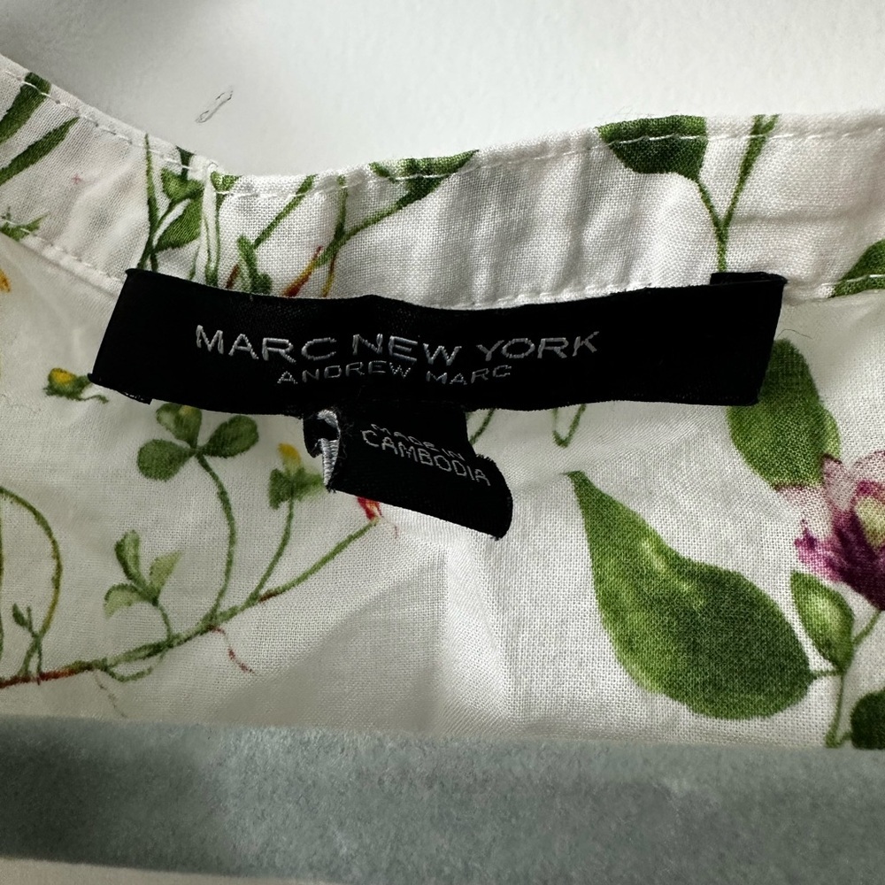 Marc New York Floral Print Blouse - Picture 3 of 4